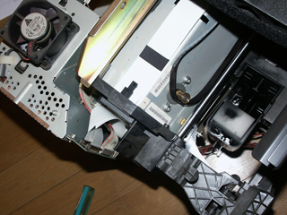 フレキシブルケーブルの交換